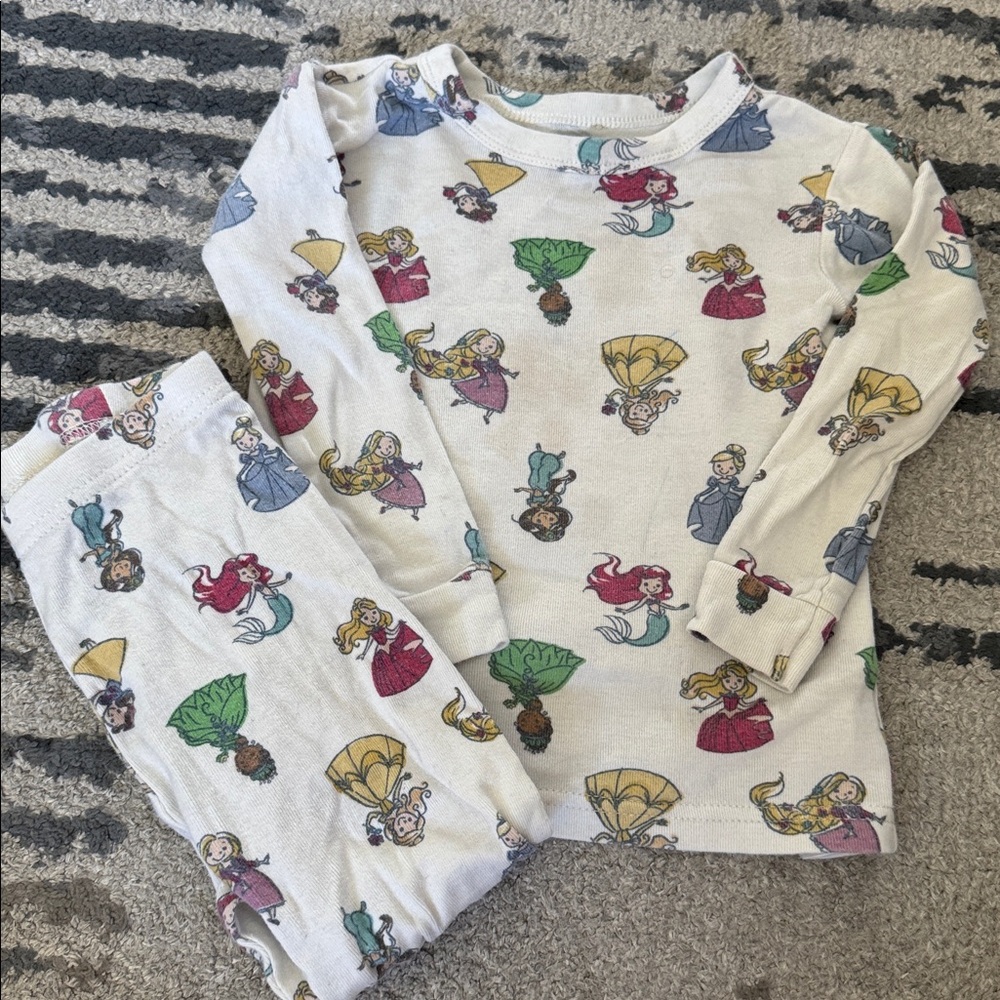 GAP Disney Princess 2 Piece Pajama set.